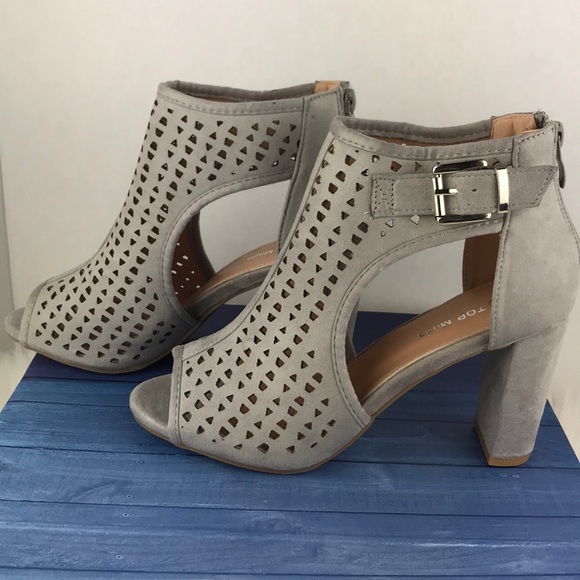 OPEN TOE ANKLE BOOTIES - Picture 3 of 8